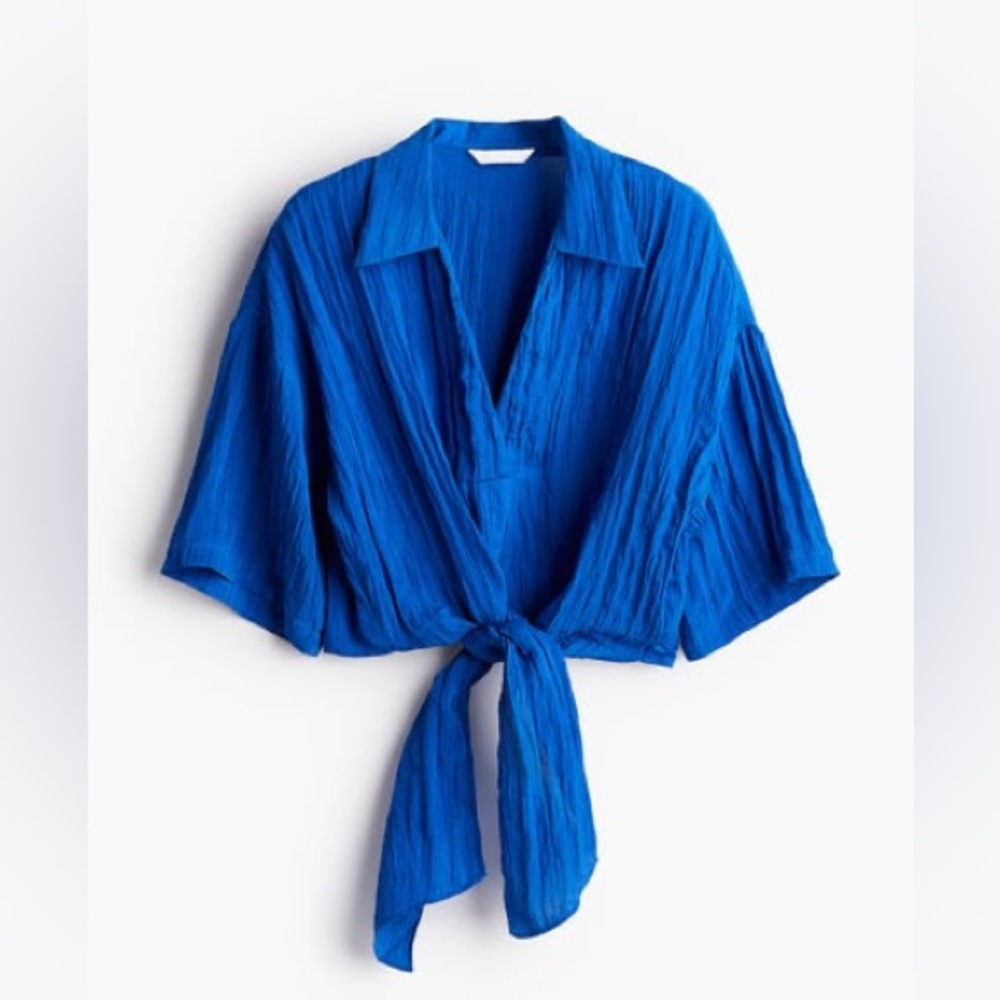 ♻️Blouse with Tie Detail